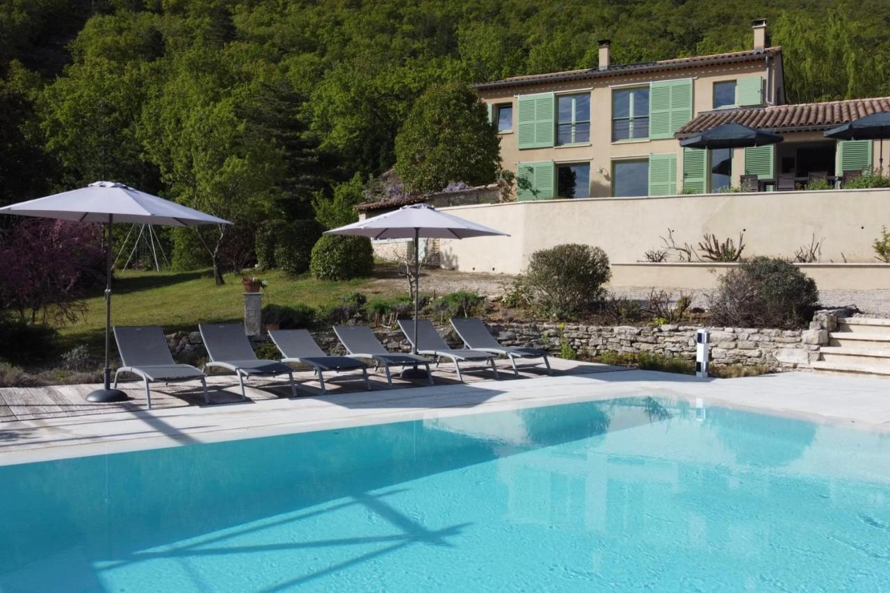 Magnifique Propriete Avec Vues Panoramiques Et Piscine Privee Villa Auribeau Luaran gambar